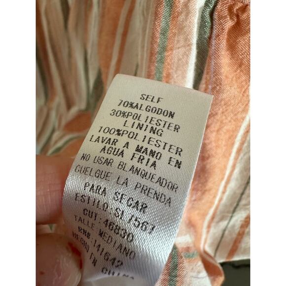 She + Sky Women’s Medium Light Multicolor Short Sleeve Mini Dress - Picture 9 of 10